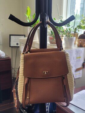 RARE Tory Burch Halfmoon Tote